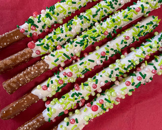 Bridal Themed Pretzel Rods - Get Inspired