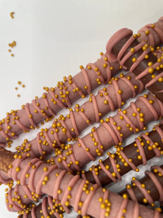 Bridal Themed Pretzel Rods - Get Inspired