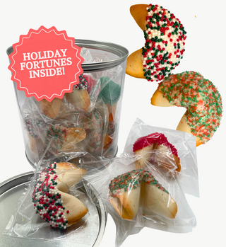 Christmas Dipped Fortune Cookie Dozen