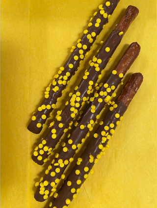 Milk Chocolate Yellow Confetti