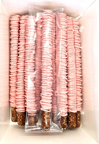 Bridal Themed Pretzel Rods