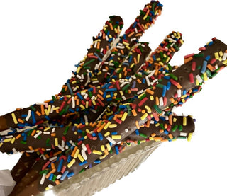 Ghirardelli™ Dark Chocolate + Colored Sprinkles